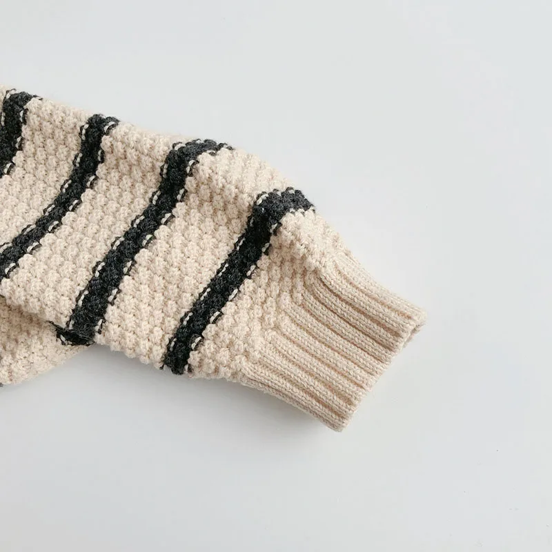 MILANCEL Jersey de punto a rayas para niño – Primavera - imagen 3