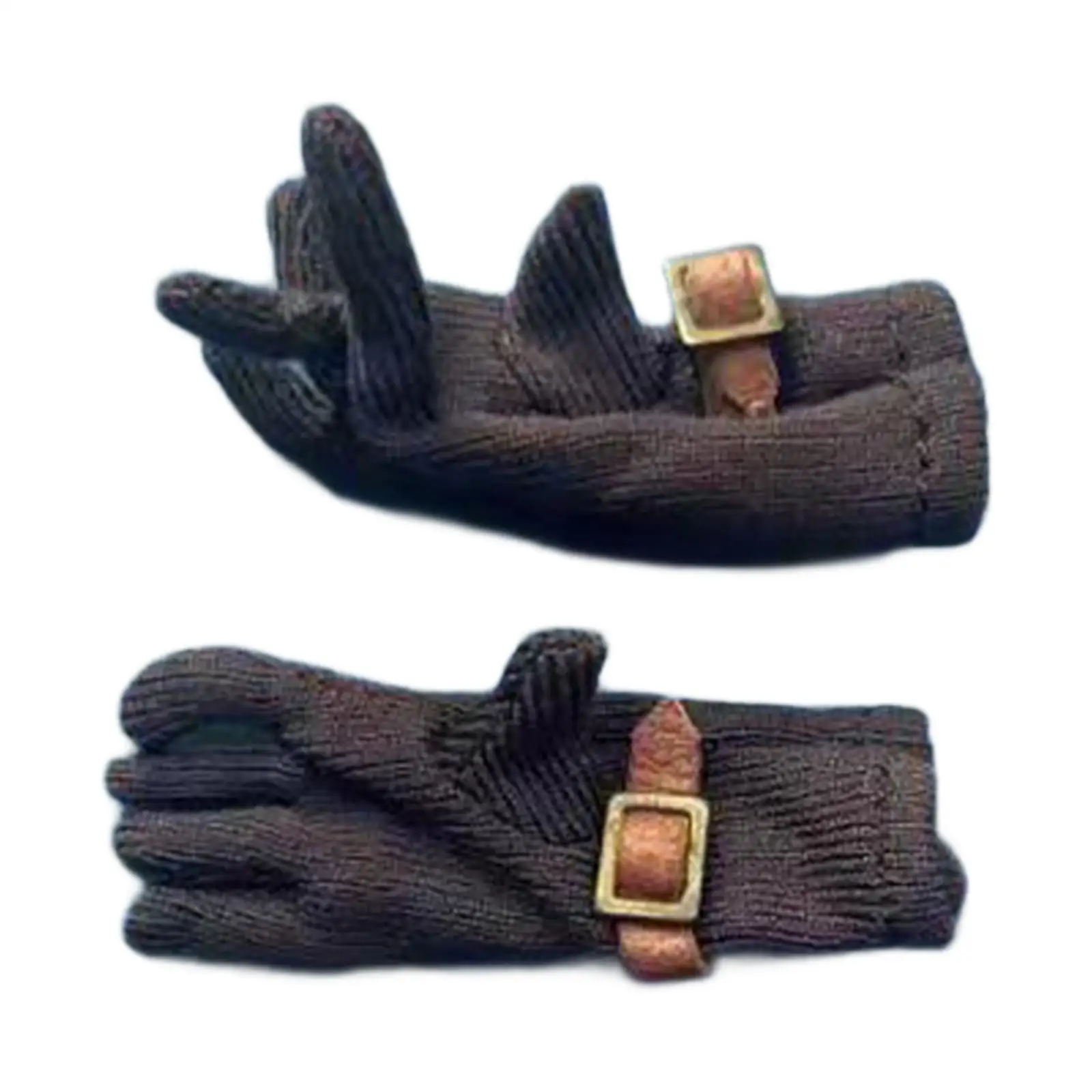 1/6 Scale Action Figures Gloves A Pair Sturdy Props Doll Decor Action Figure Costume Doll Accessories for 12inch Figures