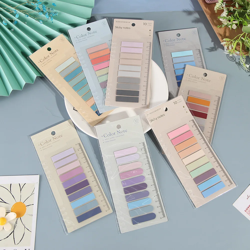 200 Uds. Pestañas adhesivas para anotar libros, marcadores de página, banderas de libros transparentes grabables, tira de pestañas de índice, papelería para volver a la escuela - imagen 3