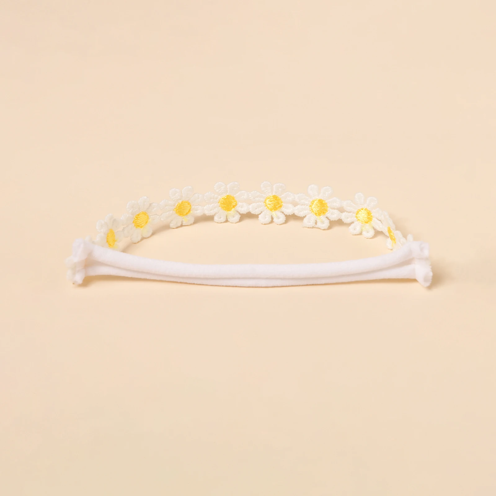 Diadema margarita para bebé – Suave accesorio de nailon - imagen 3