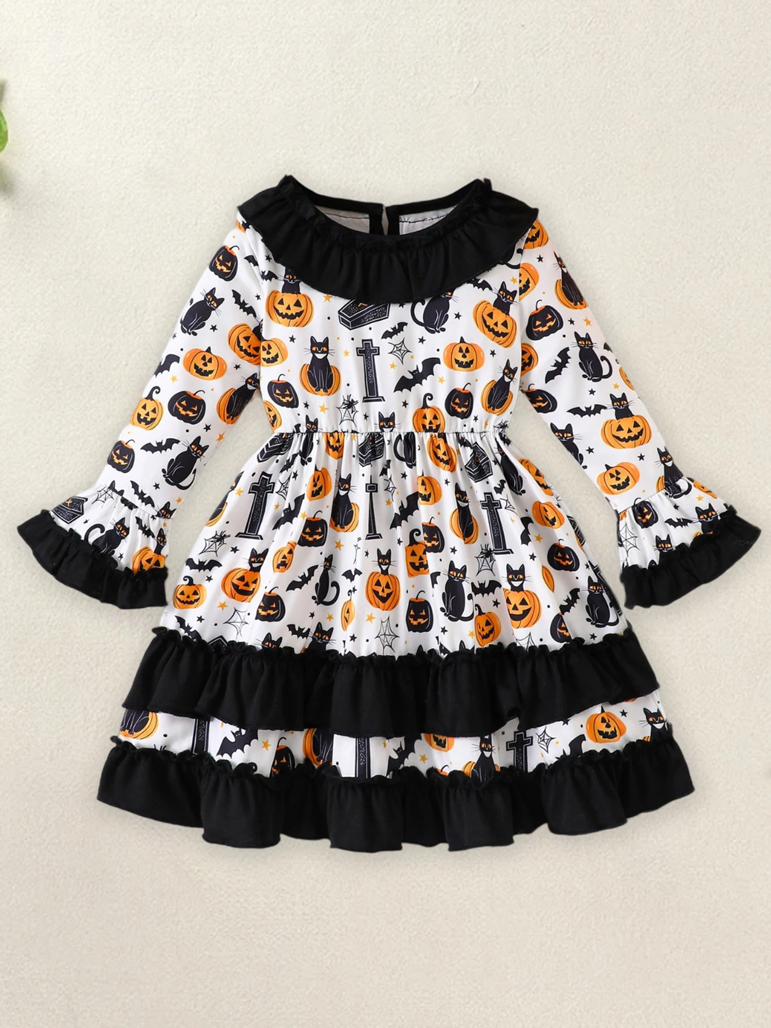 Vestido de niña para fiesta de Halloween