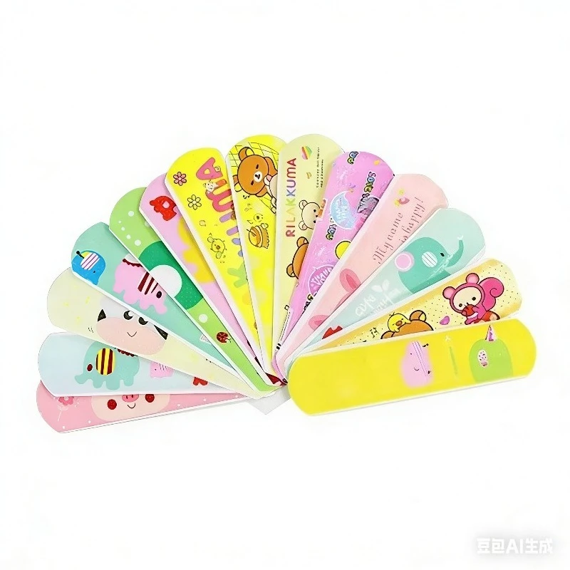 Tiritas adhesivas infantiles con diseños de dibujos animados impermeables - imagen 2