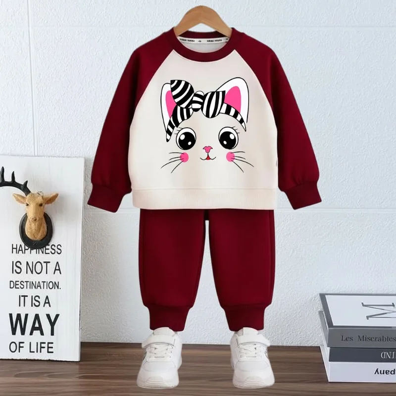 Chándal infantil de sudadera con capucha y pantalón largo estampado - imagen 4