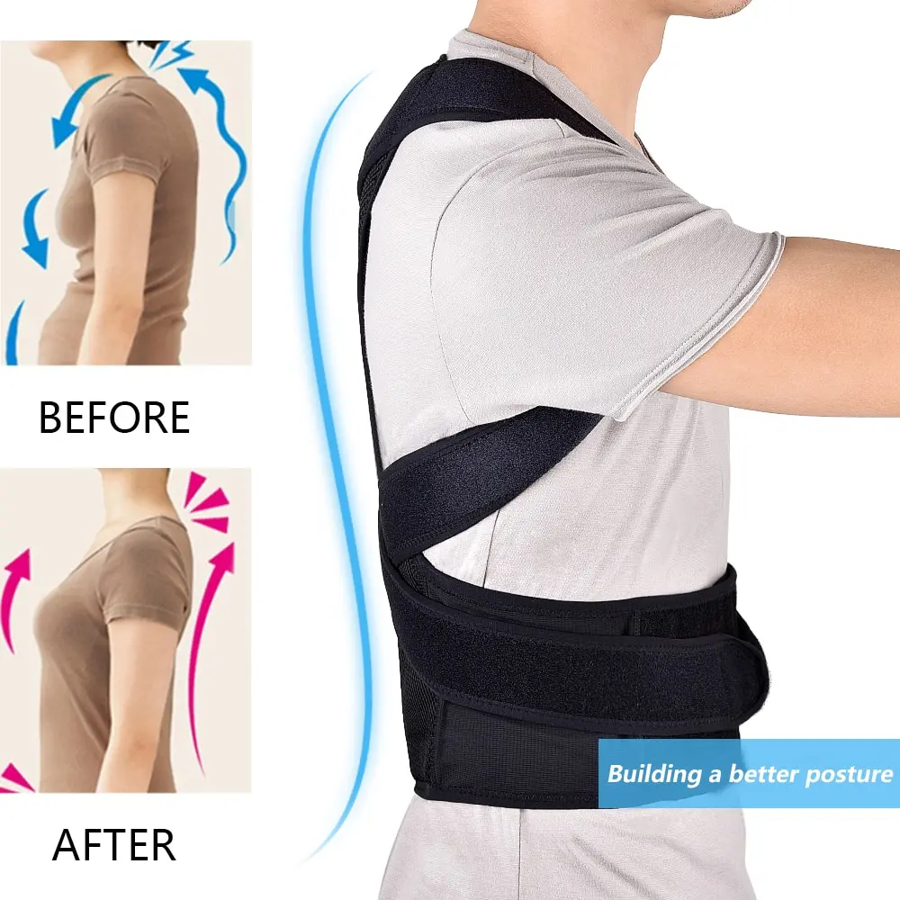 Corrector de postura para niños - Soporte ortopédico dorsal regulable - imagen 3