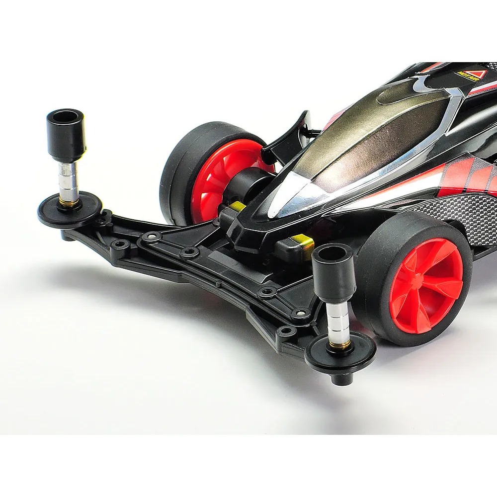 Mini 4WD riel antivuelco con rodillo guía para carreras