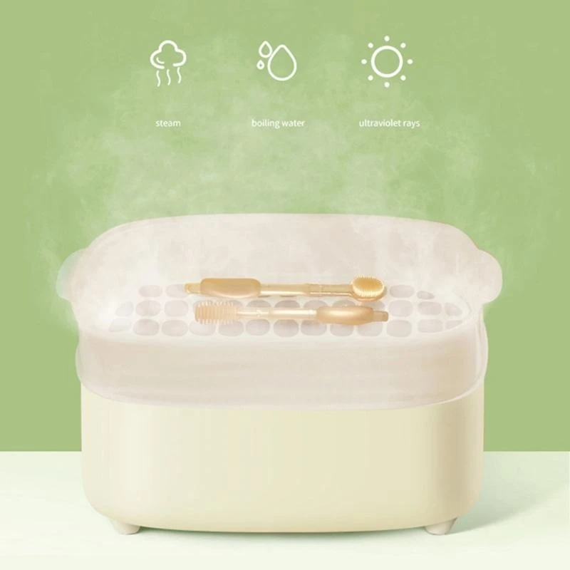 M76C Cepillo bebé silicona cómodo para entrenamiento dentición Cepillo cerebro cerernal suave Cepillo - imagen 5