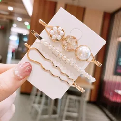 Pinzas con perlas para el pelo de niña