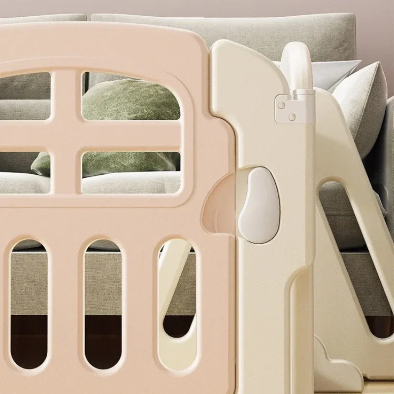 Barrera de seguridad interior para valla de bebé a prueba de punta de parque infantil de un solo lado |   Barrera antiribaltes para niños pequeños, valla resistente, compacta - imagen 5