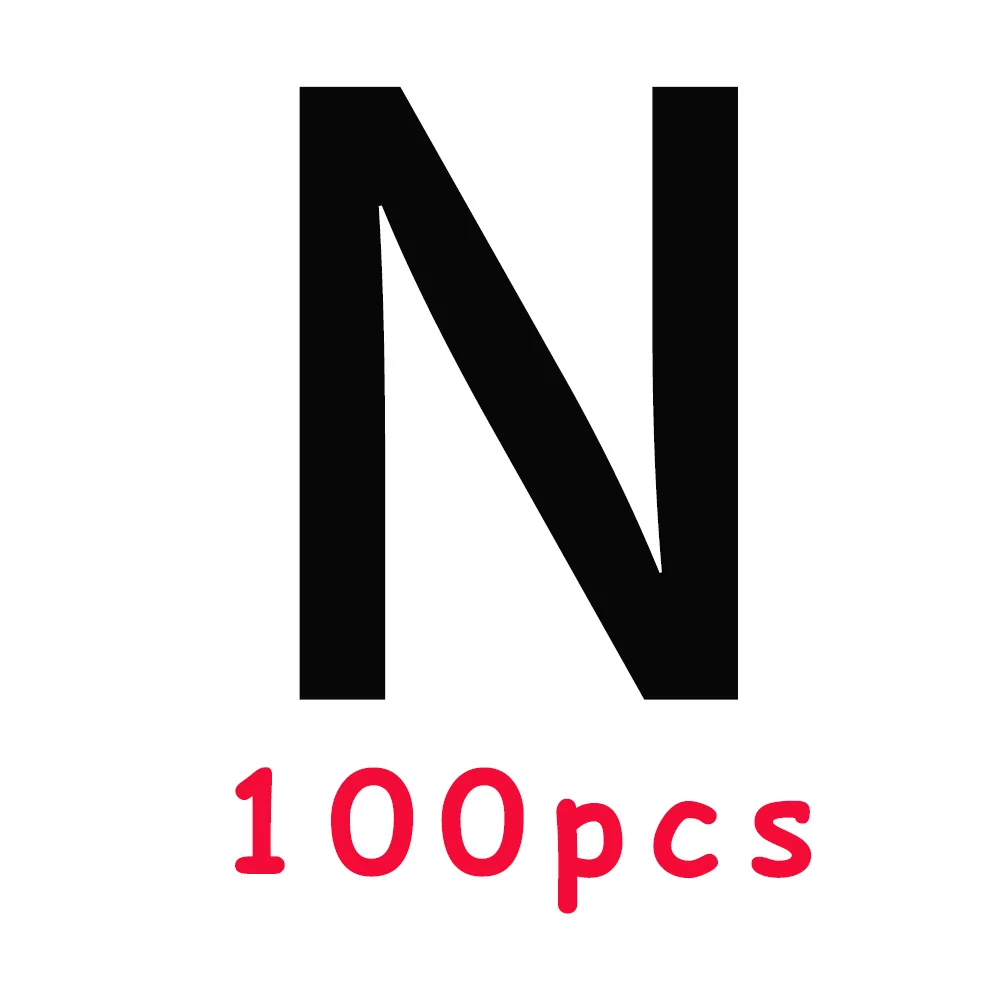 100pcs N