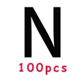 100pcs N