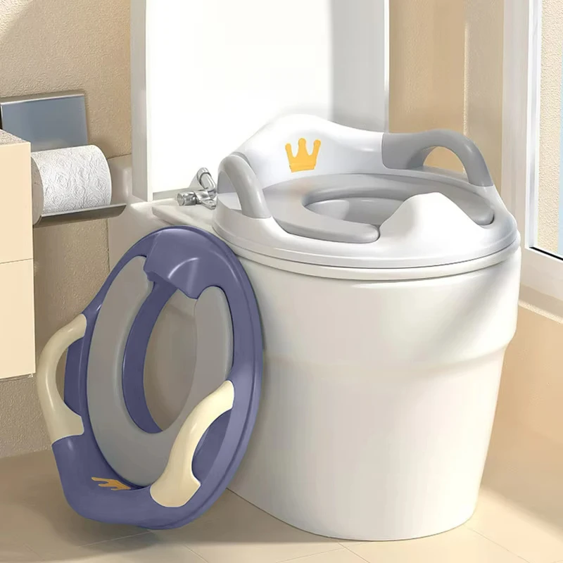 Reductor de WC para niños antideslizante con asa de orinal - imagen 2