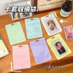 Fundas protectoras color caramelo para tarjetas de sesión fotográfica