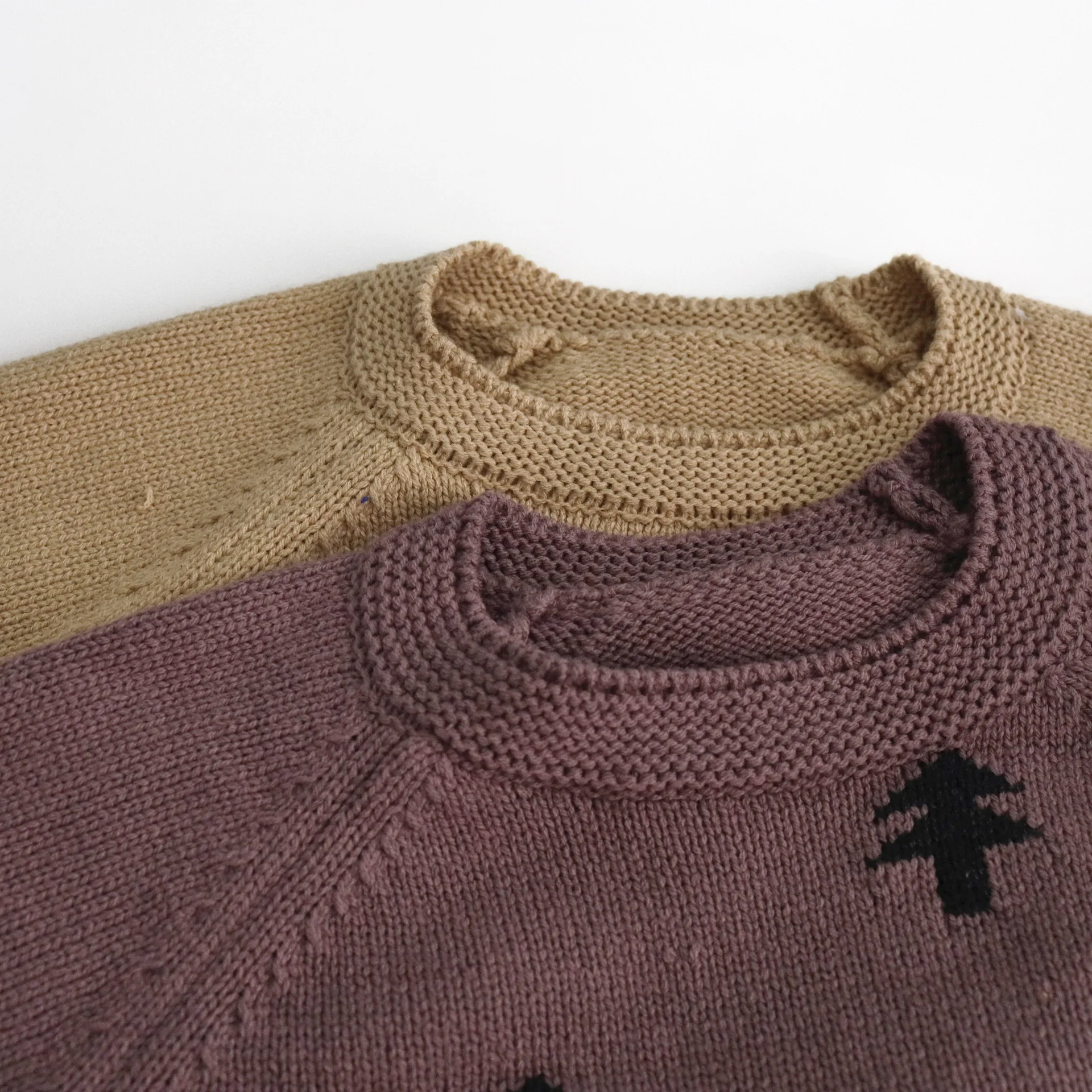 Suéteres para niños de 1 a 6 años, prendas de punto de estilo coreano para niños, jersey de pino para niñas, suéteres básicos de manga larga para niños - imagen 4