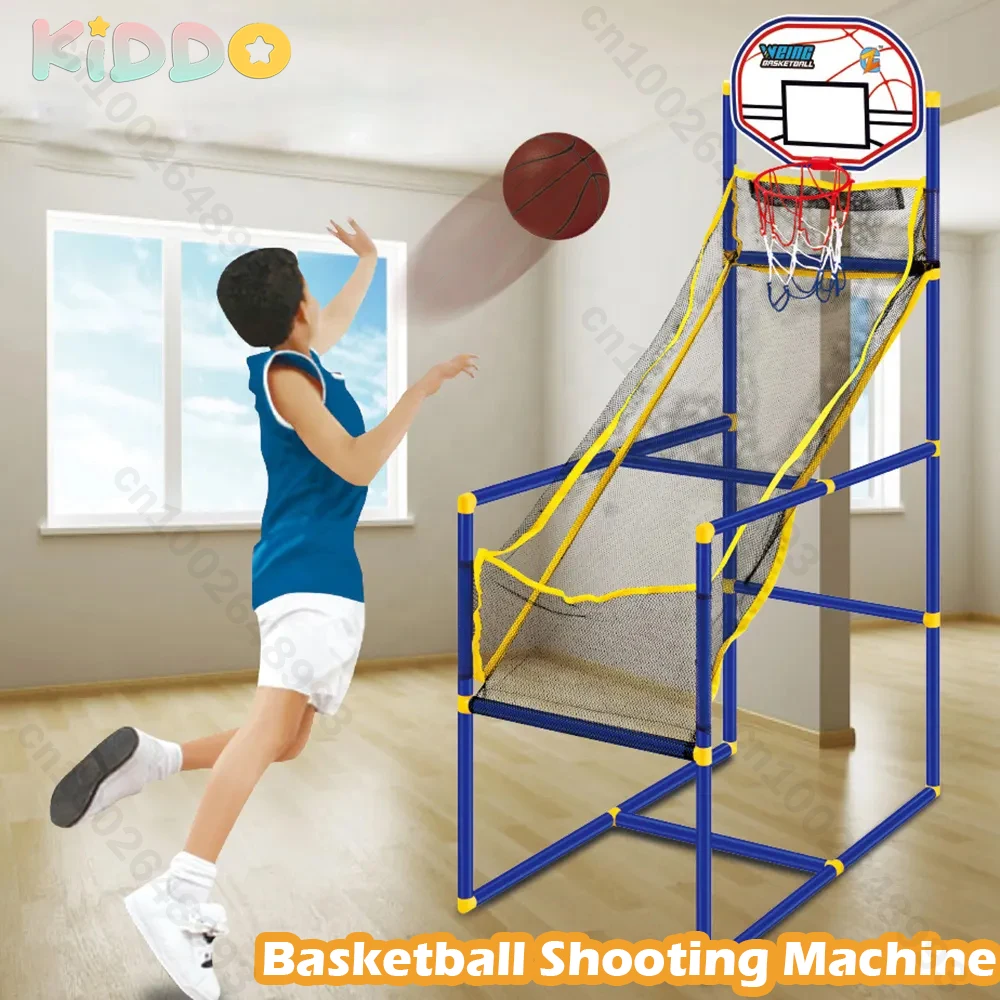 Basketball Shooting Machine Room Basketball Hoop Kids Arcade Basketball Game Set Sports Playset Basketball Training Toy Indoor