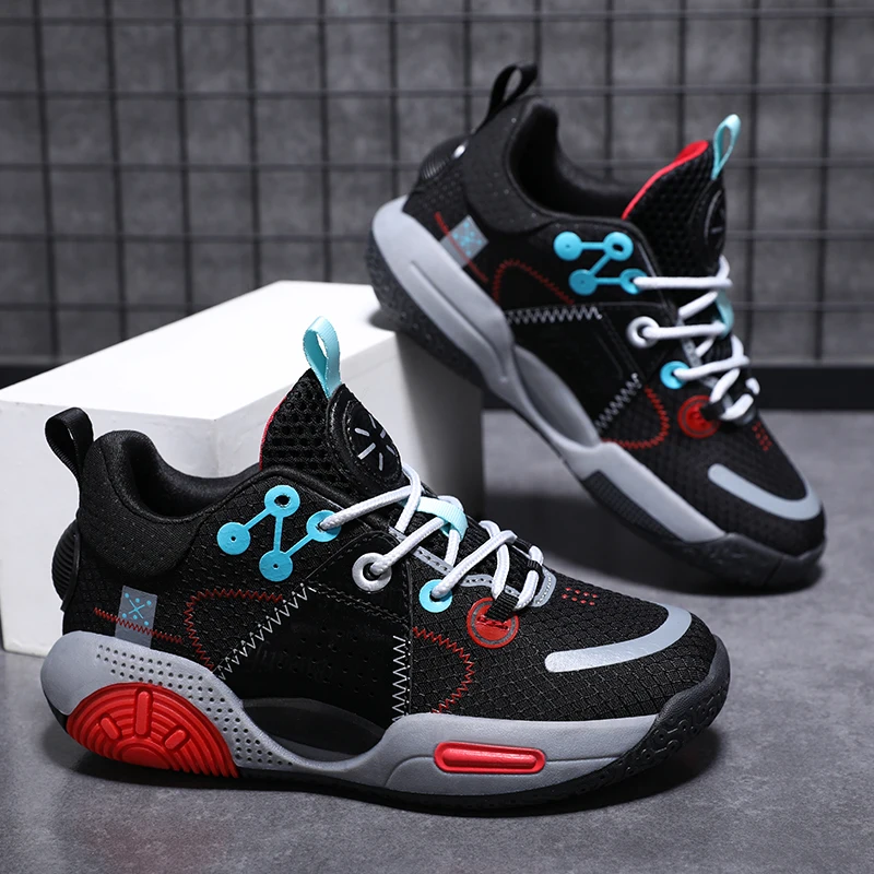 2025 Otoño Invierno zapatillas de deporte para niños botas de nieve zapatos para niños niñas zapatos de baloncesto zapatos casuales de marca zapatos deportivos de moda - imagen 4