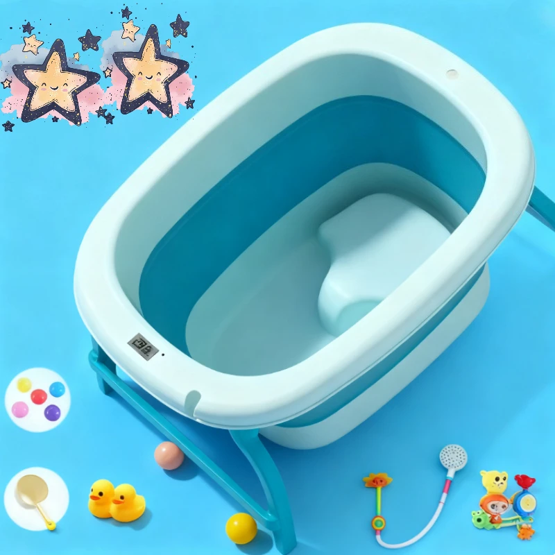 Bañera infantil plegable grande para el hogar