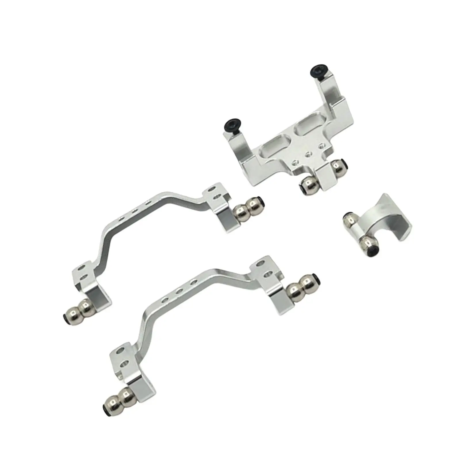4Pcs 1:16 Servo Mount,Modified Steering Gear Holder,Metal,Modification,Replacement,Steering Gear Holder for C64,Professionals