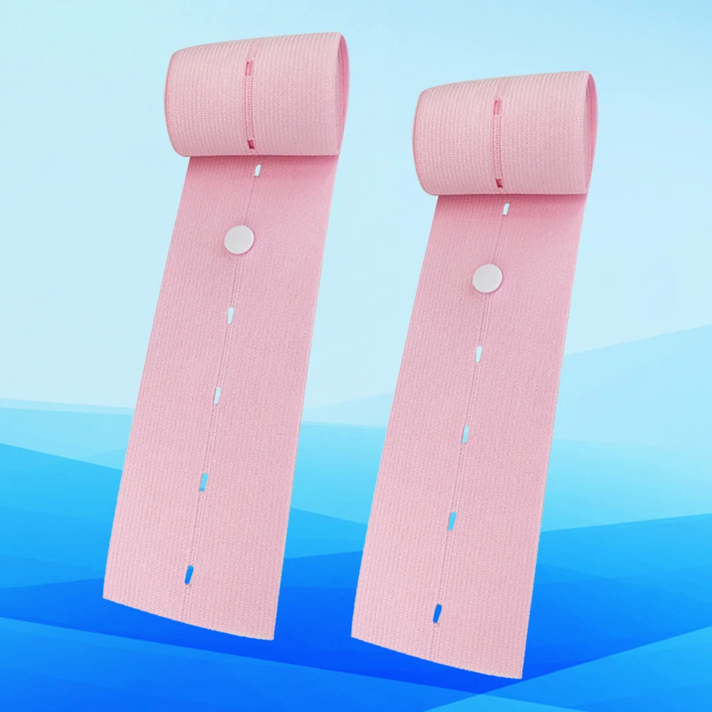 Correa de monitoreo del corazón fetal Bandas elásticas ajustables Rosa Altamente eficiente Estable Cómodo para madres embarazadas