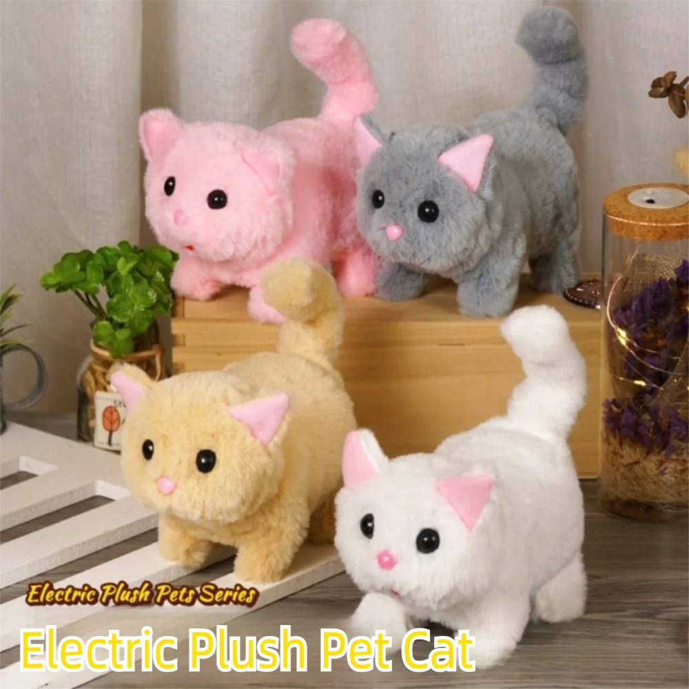 Gatito robot interactivo de peluche que camina - imagen 2