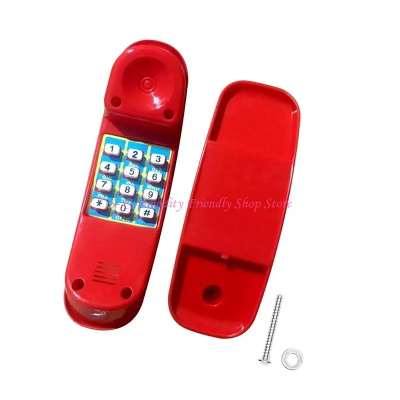85AE Accesorio teléfono juguete columpio para niños colores vibrantes para actividades aire libre No necesitan - imagen 4