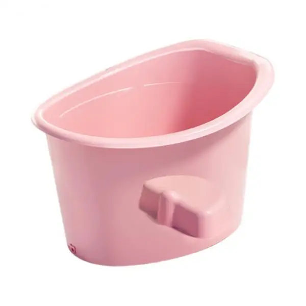Kids Bath Bucket Sit and Soak Upright Thickened PP Comfortable Baby Shower Bucket Kids Bath Tub for Ages 5-8 Years Old