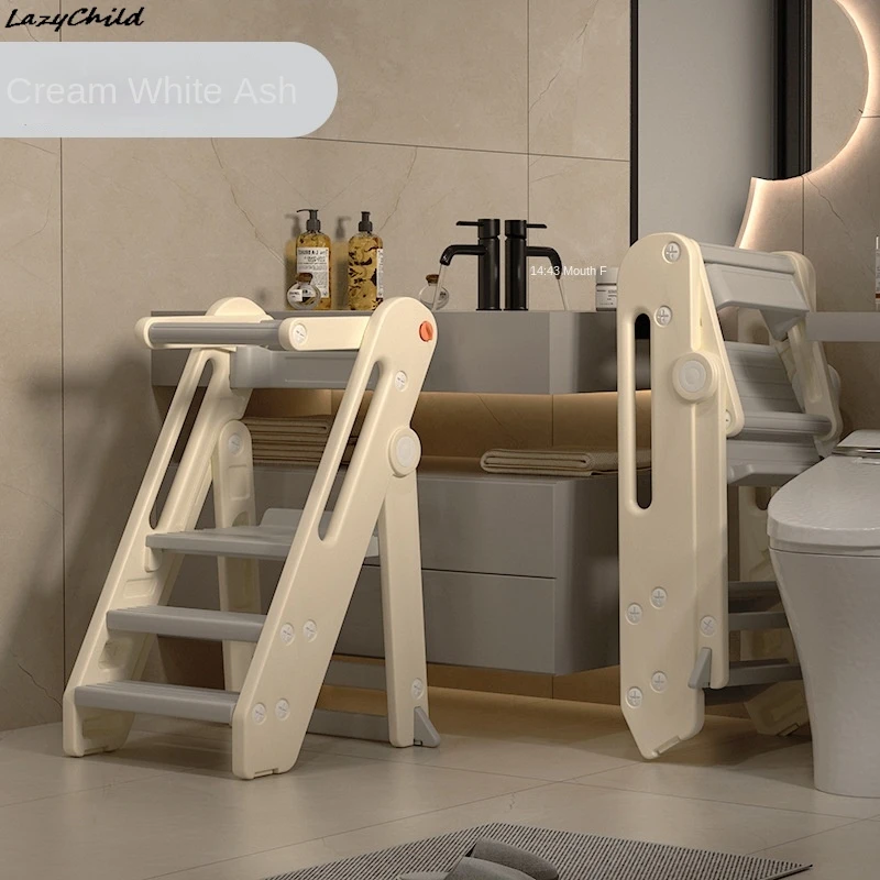 LazyChild Taburete Plegable Plástico para Torre de Aprendizaje