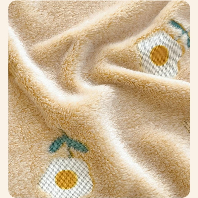 Manta de franela floral bebé – Suave y ligera siesta veraniega - imagen 5
