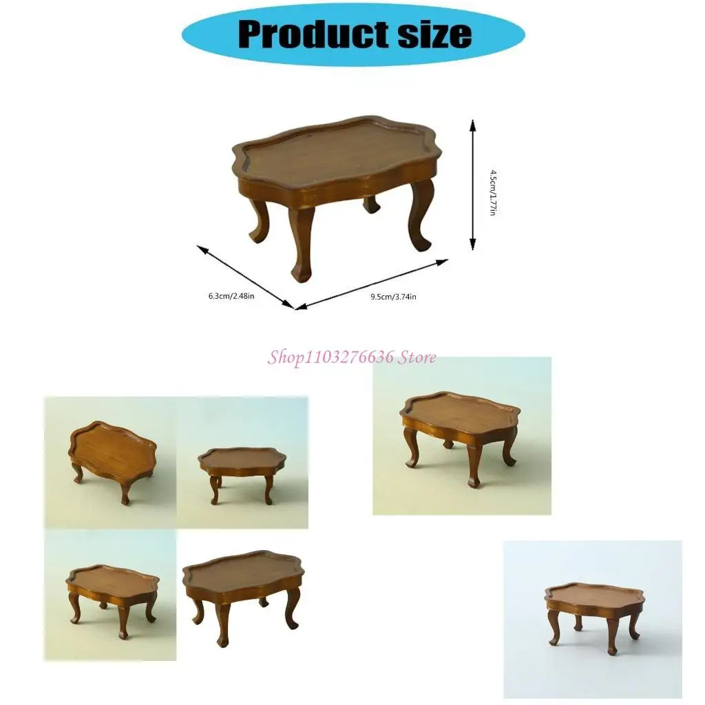 café en miniatura R6FD para 1/12 casas muñecas sala estar mejorando escena