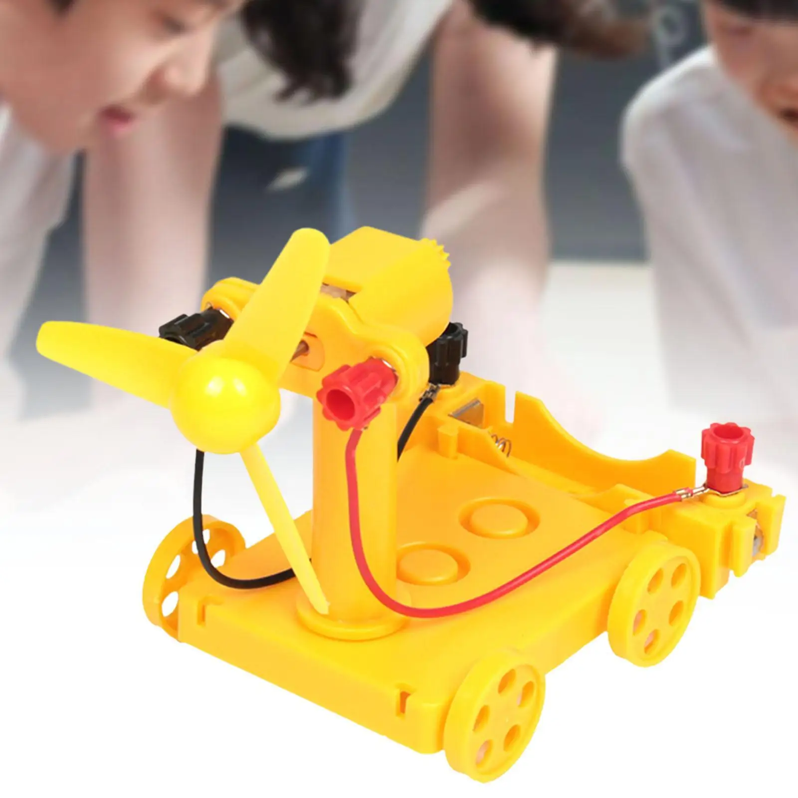 DIY Wind Power Car Model Intelligence Education Toy Craft Projects Teaching Tool Scientific Experiments Set for Kids Children