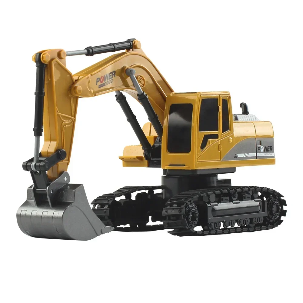 Excavadora teledirigida con luces y sonido – Giro 360° aleación - imagen 2