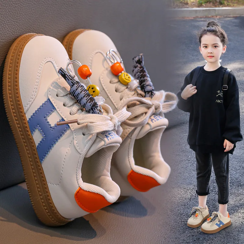 2025 zapatillas de deporte para niños, zapatos informales de suela suave antideslizantes para niñas, zapatos bajos y cómodos, Size26-36 - imagen 2