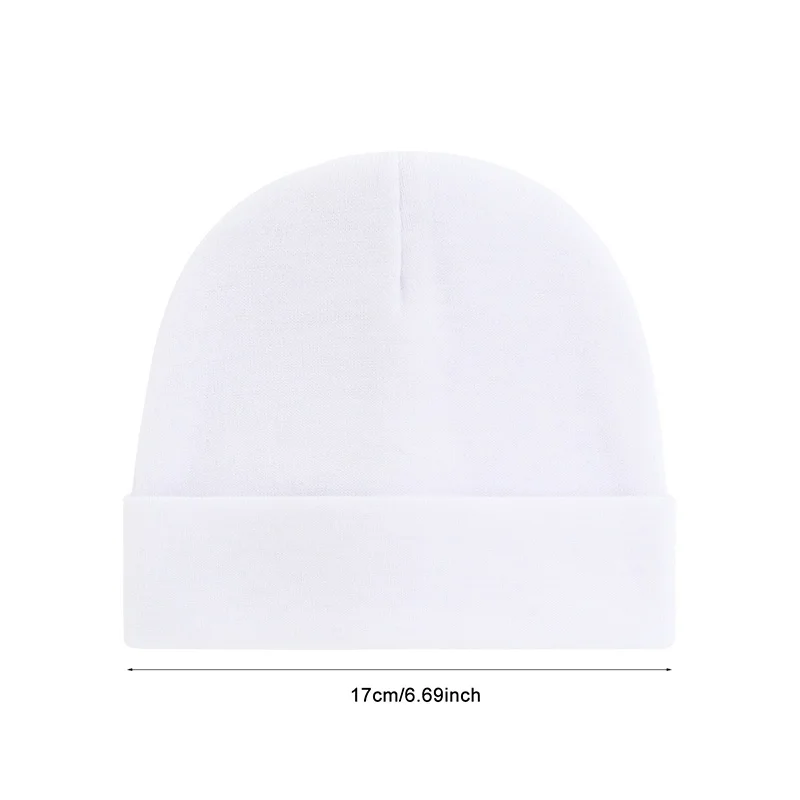 4 unids/lote gorro para recién nacido, gorros de algodón de Color sólido para niños y niñas, gorro para bebé para todas las estaciones, artículos tejidos suaves para recién nacidos - imagen 2