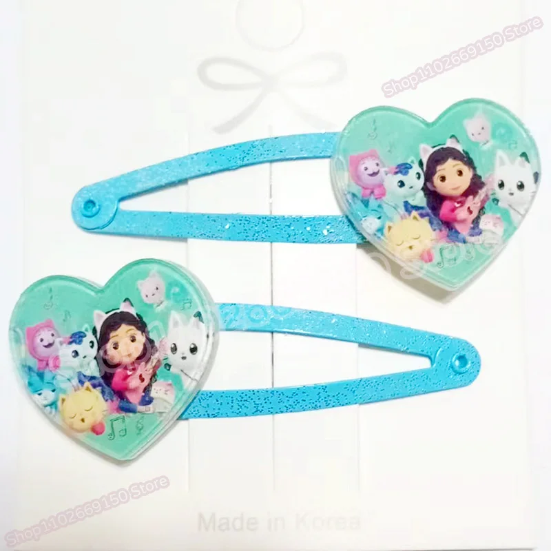 Kawaii Gabby casas de muñecas niña dibujos animados lindo Clip de pelo niños Anime horquilla encantos nuevo sombreros joyería de moda accesorios para el cabello regalo - imagen 4