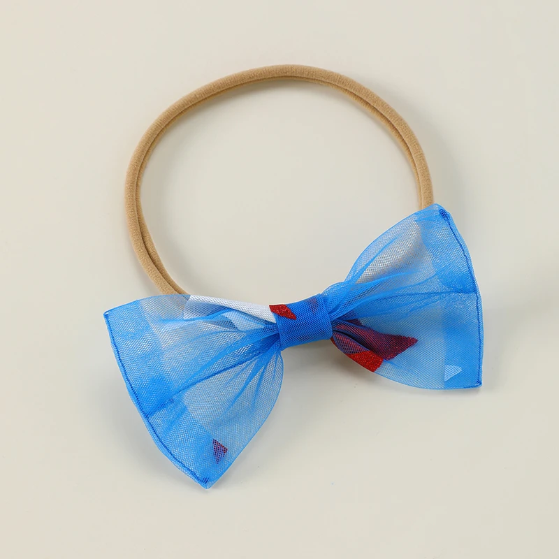 SUNSIOM Vestido mameluco para niña de 0 a 18 meses, 4 de julio, mono de tul sin mangas con estampado de estrellas y diadema con lazo - imagen 4