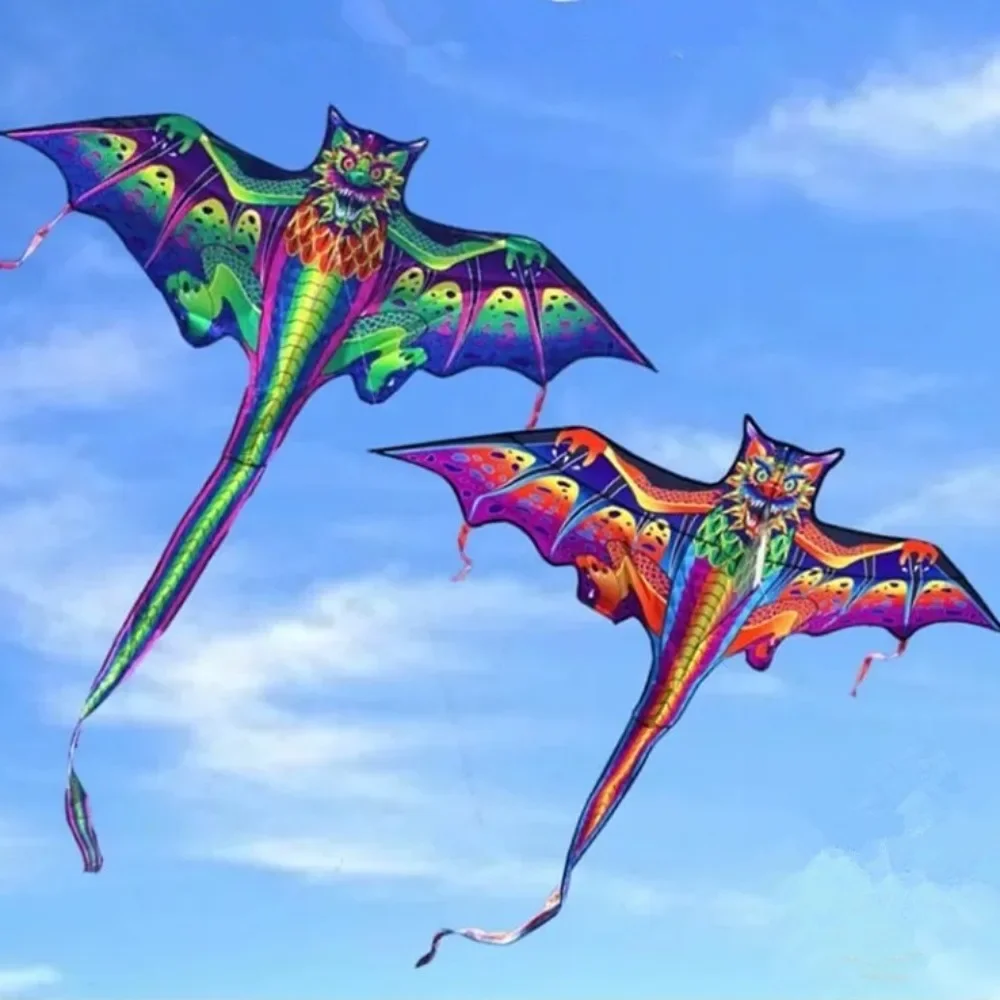 Easy to Fly Dragon Kite Good Flying Pterosaur Children's Kite Cartoon with 100 Meter Kite Line Outdoor Flying Toy Family Trips - imagen 2