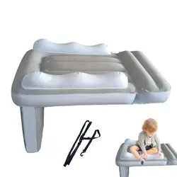 Cama de viaje inflable para niños con laterales altos