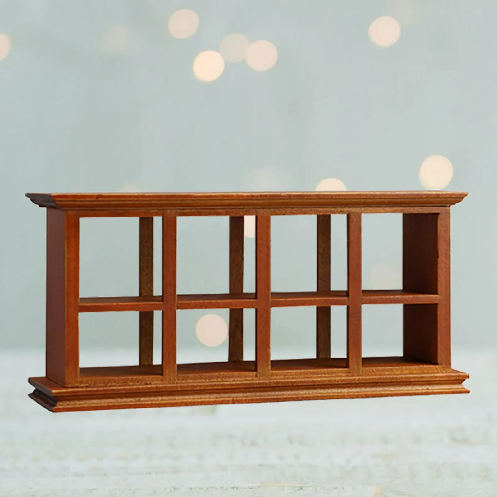 1:12 Dollhouse Cabinet Doll House Storage Decoration Wooden DIY Mini House