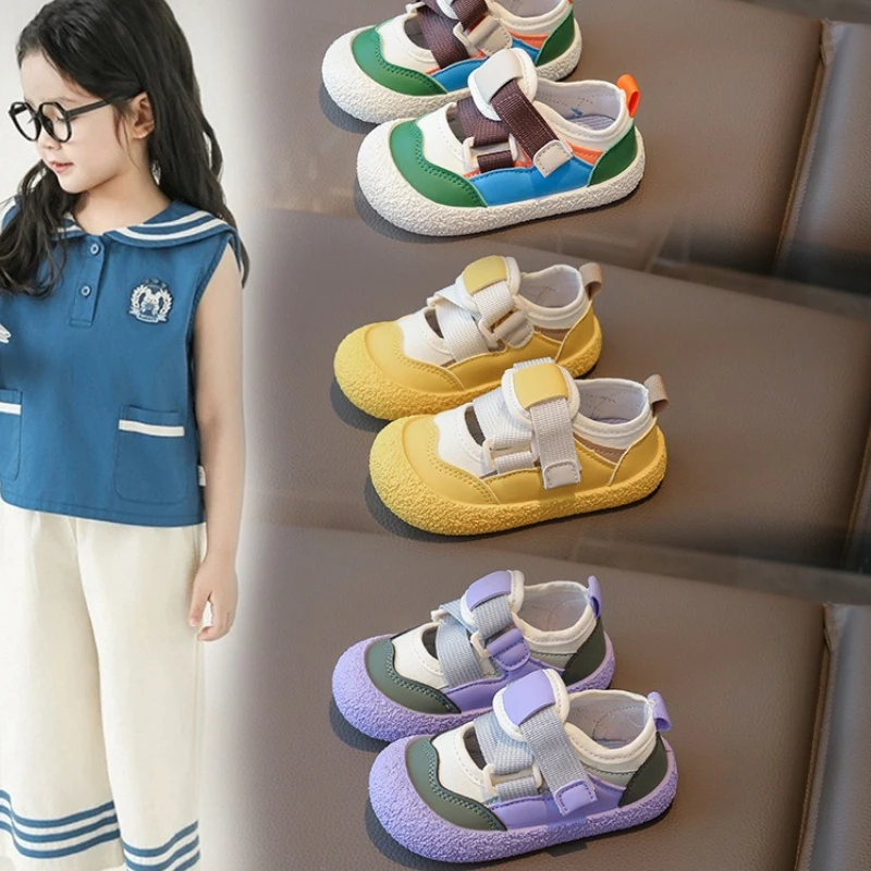 Zapato Casual de moda 2025 otoño nuevos zapatos deportivos de lona zapato de tablero infantil princesa antideslizante suela blanda hombres mujeres zapato versátil