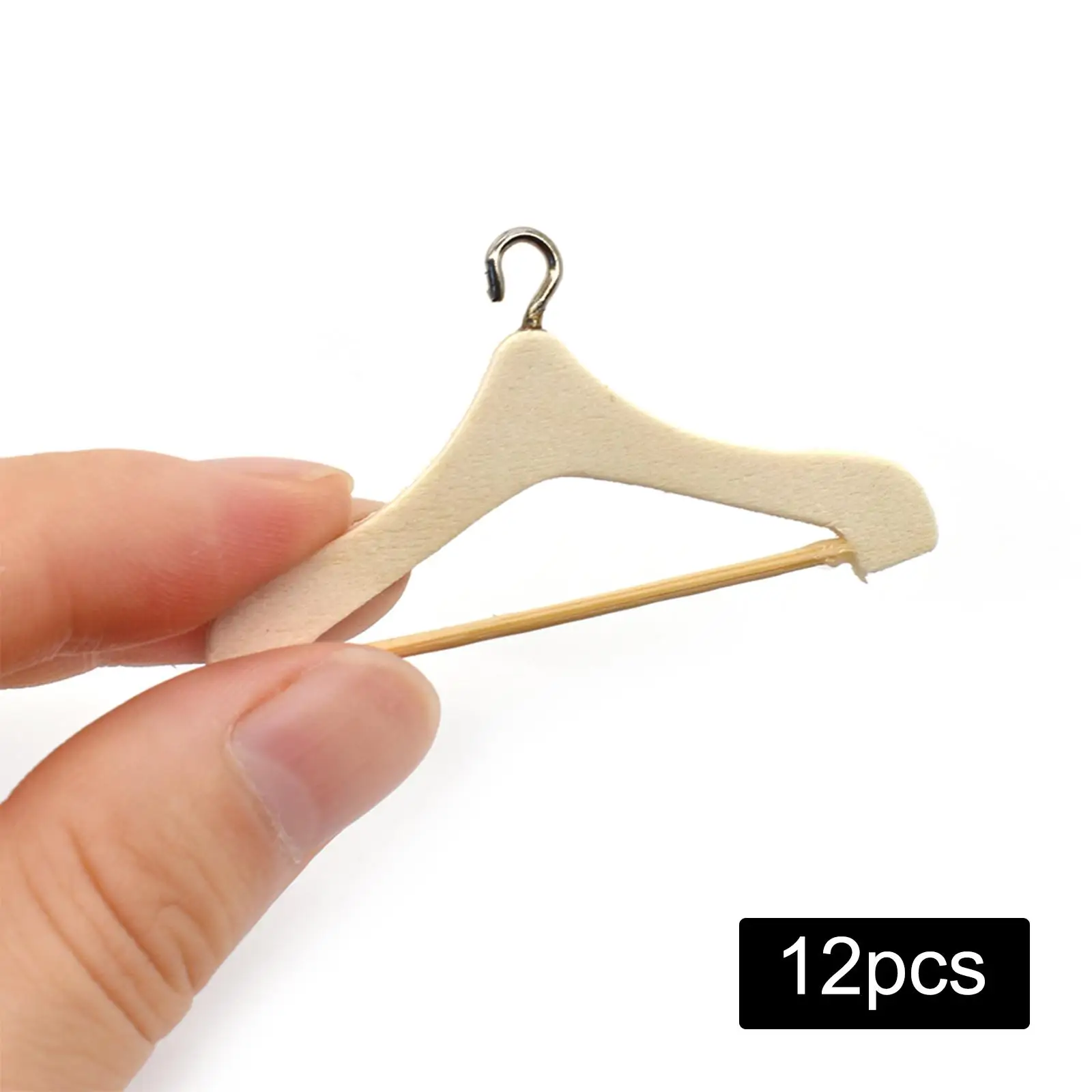 Mancuernas en miniatura 1:12, modelo de simulación, muebles de habitación, suministros de decoración, madera, 5cm x 2,5 cm - imagen 3