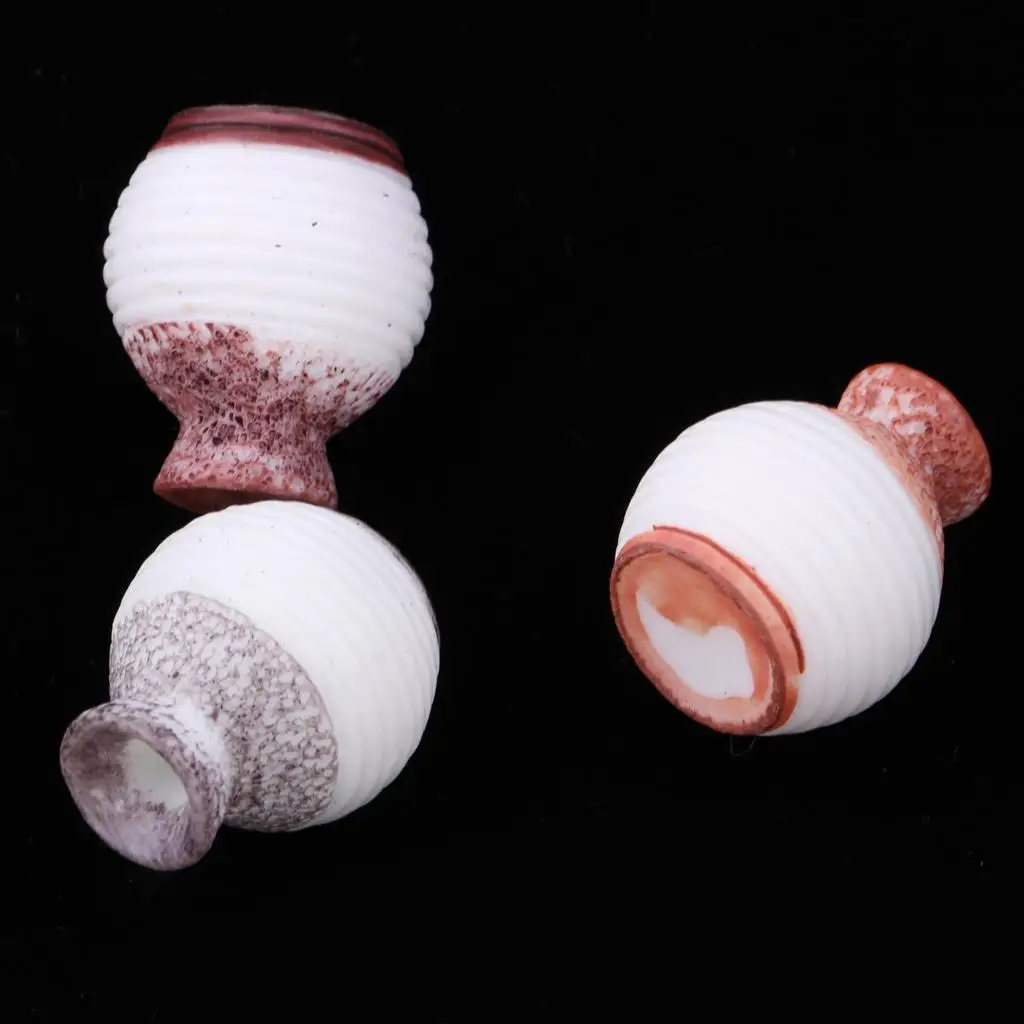 2x1/12 Scale Dollhouse Miniature Resin Vases 3 Pieces Random