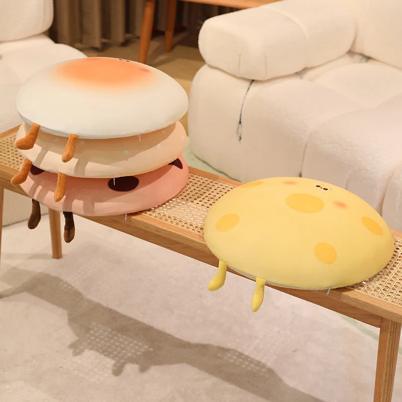 Cojín de peluche diseño pan y galletas – Asiento suave infantil - imagen 2