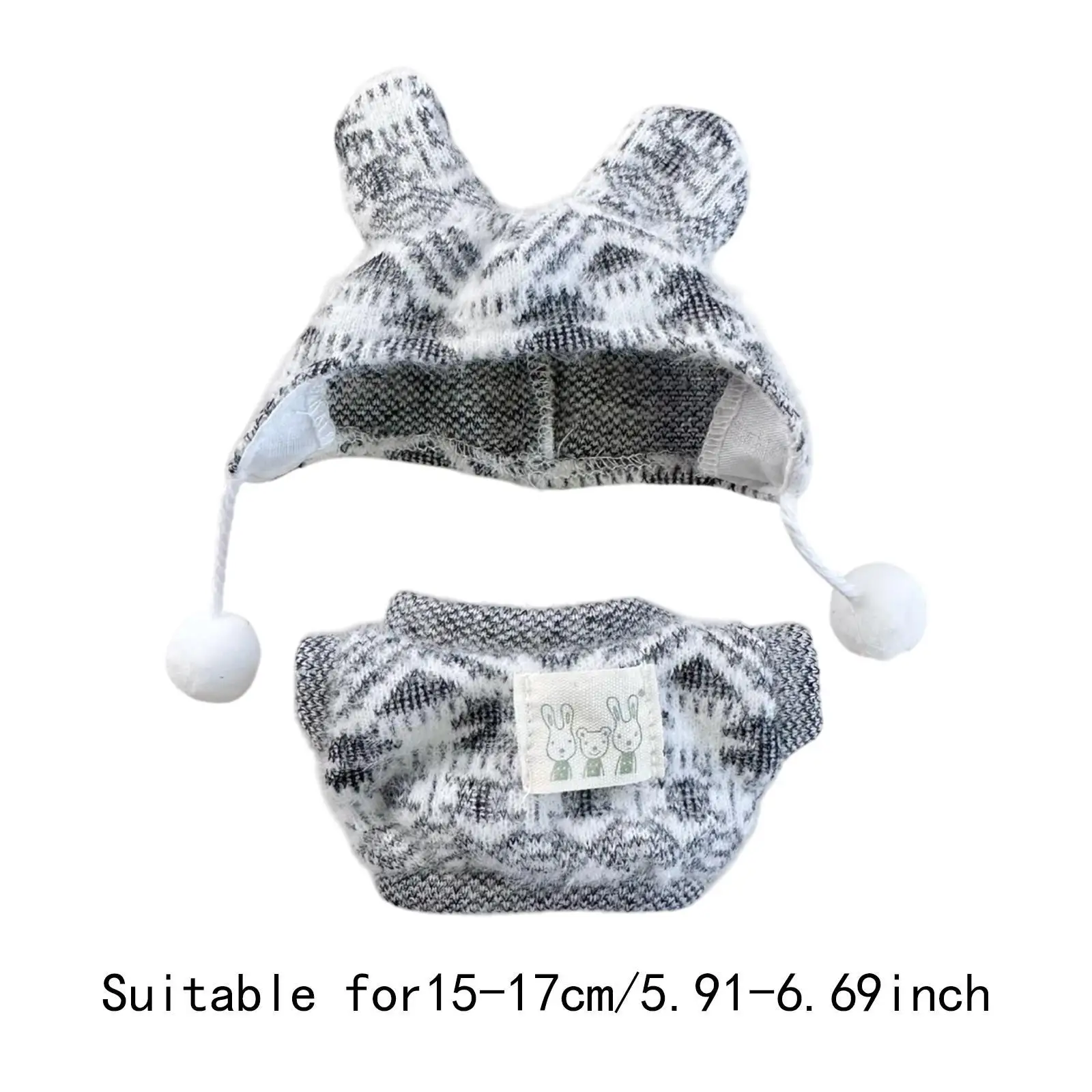 Doll Sweater Comfortable Pendant Doll Detachable Doll Clothing for 15cm Doll