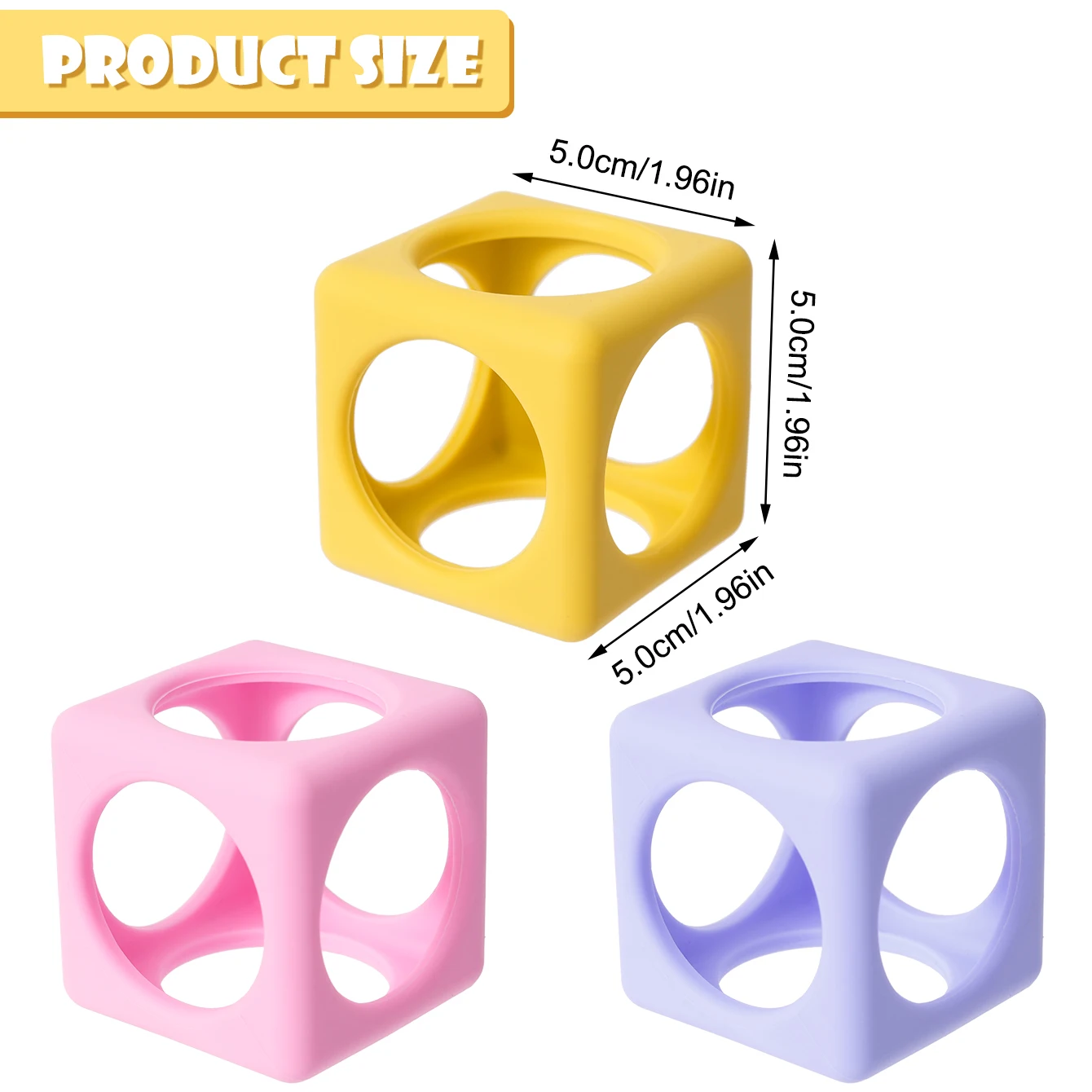 Color niños 1 Uds. Mordedor de silicona para bebé juguete para masticar libre de BPA seguro alivio de la dentición para bebés pequeños chupete Molar de enfermería Senso - imagen 4