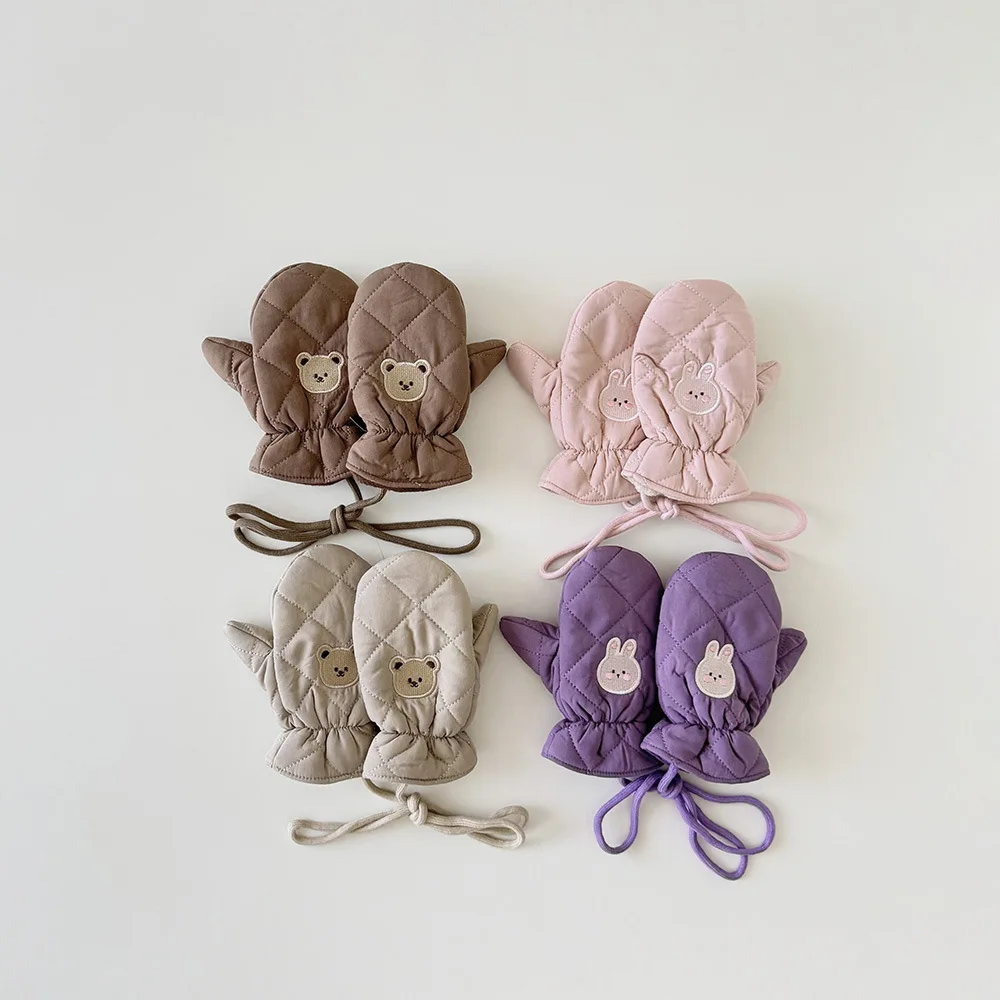 Guantes coreanos para niños con diseño de animales