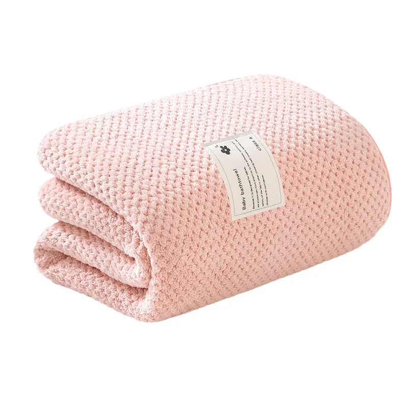 Toalla con capucha para bebé suave, gruesa y absorbente - Color sólido - imagen 5