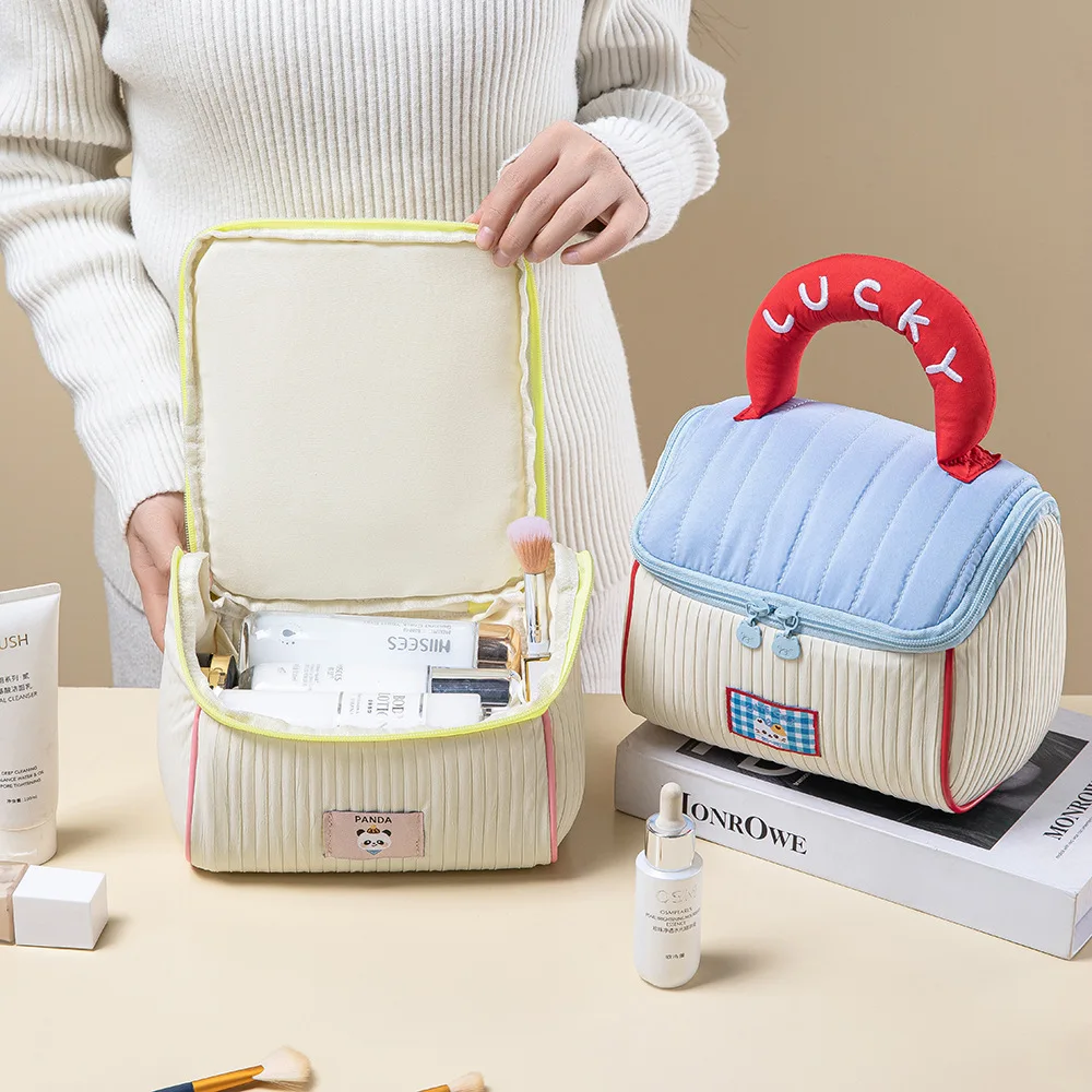 Organizador de pañales portátil para bebé, soporte para carrito de pañales para guardería, cesta de almacenamiento, apilador de pañales de tela, organizador de artículos esenciales para bebé - imagen 3