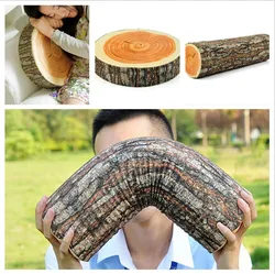 Cojín decorativo en forma de tocón – Ideal para hogar y coche