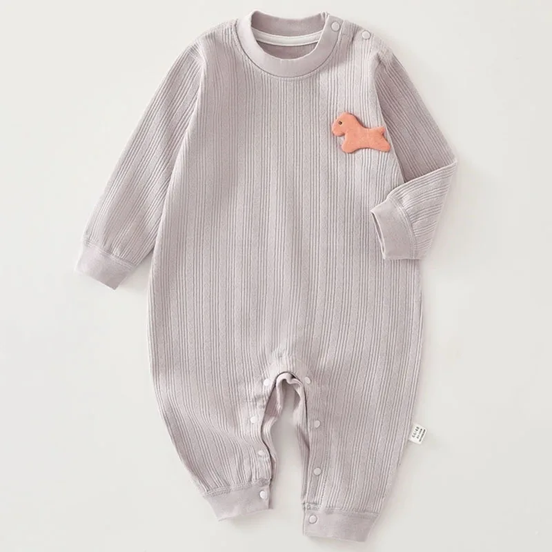 Pelele de algodón para recién nacido con estampado infantil - imagen 5