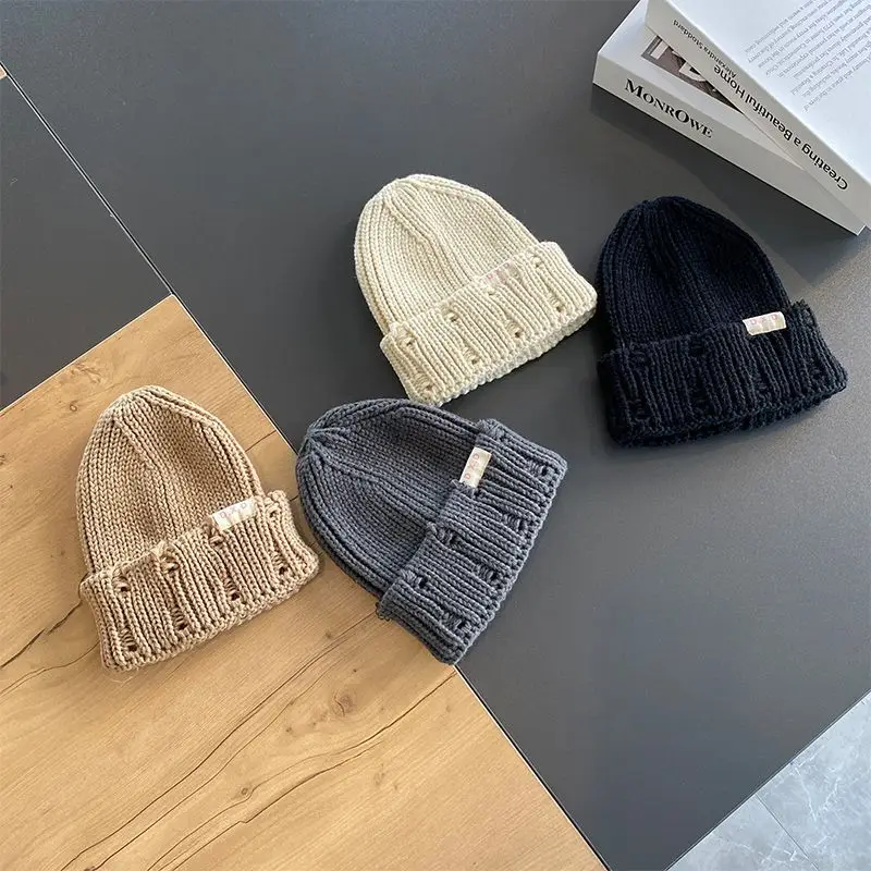 Gorros de invierno suaves acrílicos para niños y niñas - imagen 4