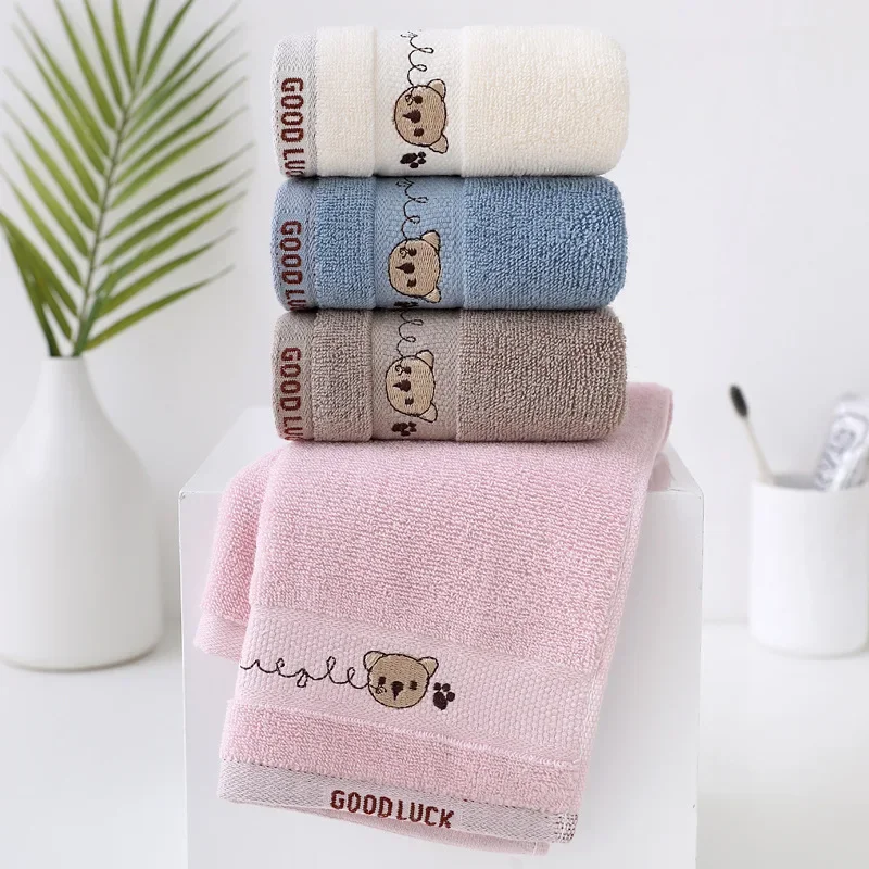 Toalla de baño de algodón para recién nacido – Diseño oso suave - imagen 2